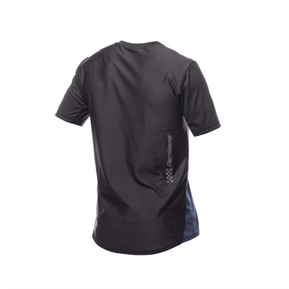 Fasthouse Alloy Mesa Short Sleeve Jersey Youth Heather Red/Navy - Image 2