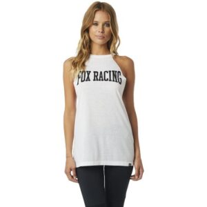 Fox 4 Ever Tank Ladies White - Image 1