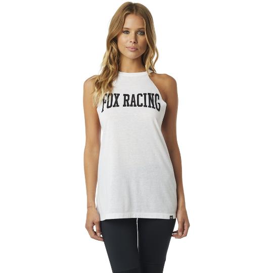 Fox 4 Ever Tank Ladies White - Image 1