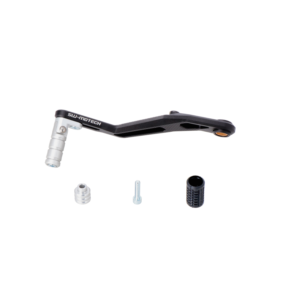 SW MOTECH GEAR LEVER CNC ALUMINIUM STOCK HARDCOAT FINISHED TWO PIECE LEVER INFINITE ADJUSTABILITY - Image 1