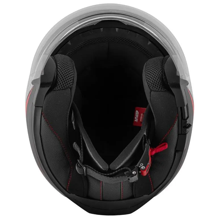 Givi X22 Planet Jet Open Face Helmet Grey/Red
