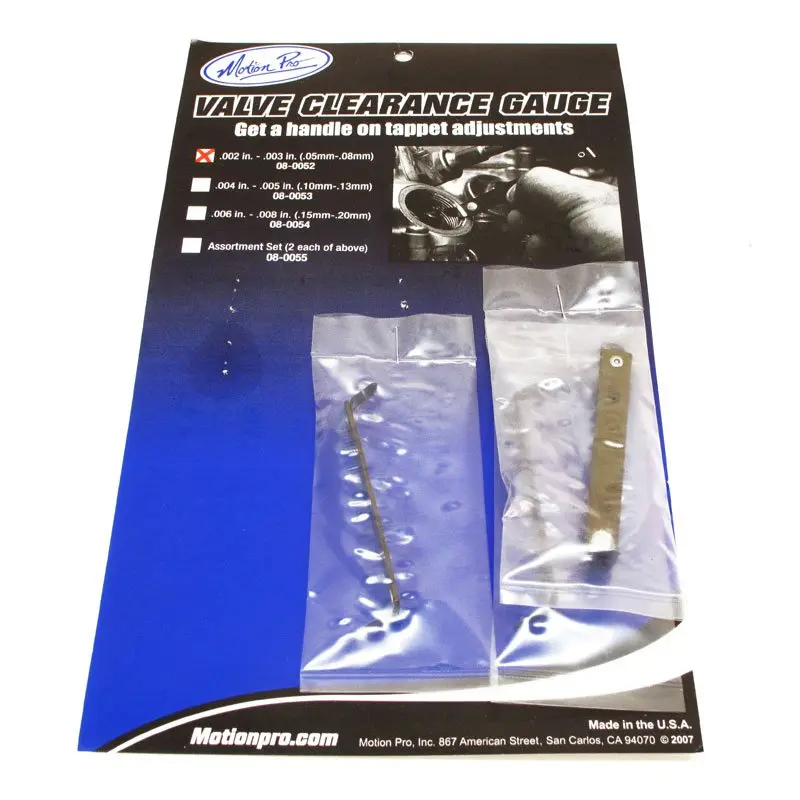 MOTION PRO FEELER GAUGE .002 - .003 / .05mm - .08mm (EACH)