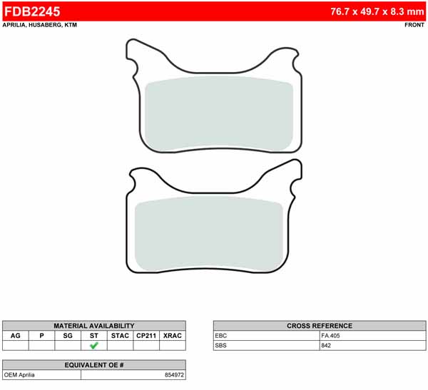 FERODO BRAKE BPADS - Image 149