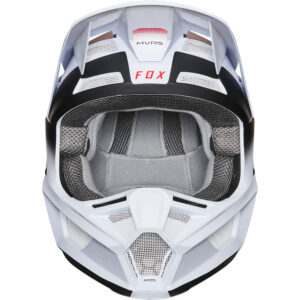 Fox V2 VLAR Youth White Motocross Helmet - Image 5