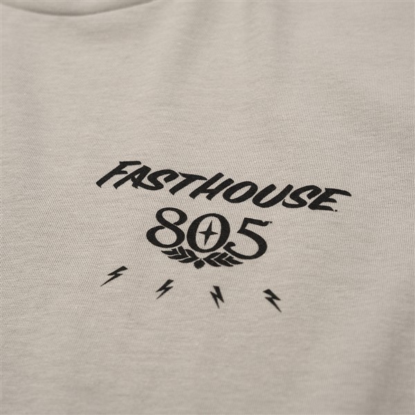 Fasthouse 805 Beer Run Tee Light Grey - Image 4