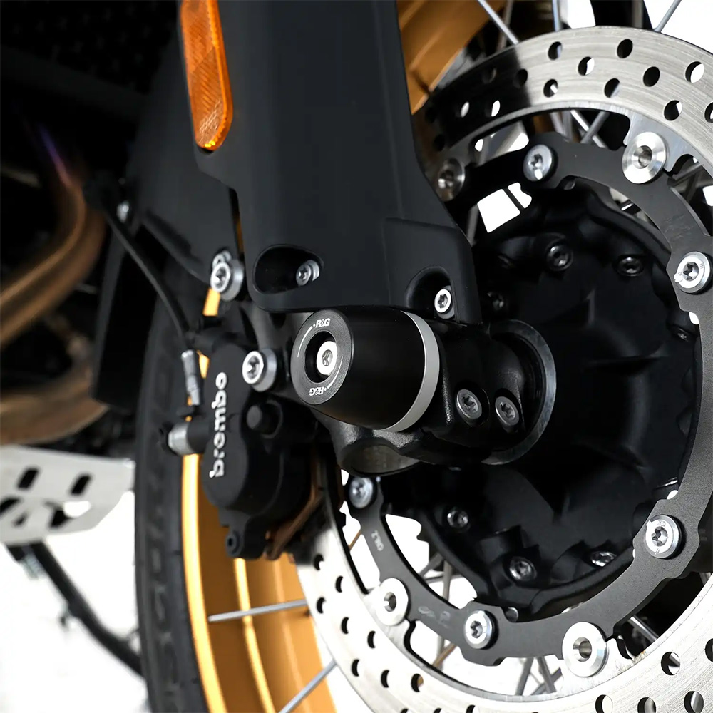 APEX Fork Protectors Black (BMW F900GS 24-) R&G - Image 1