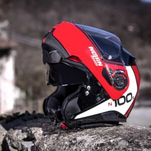 HELMET N1005 PLUS BLACK/RED/WHITE SMALL - Image 5