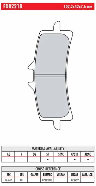FERODO BRAKE BPADS