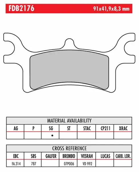 FERODO BRAKE BPADS
