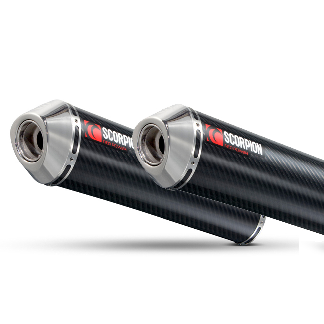 Honda CB 1100 XF (X11) 99-04 Oval Slip-on Pair Carbon - Image 1