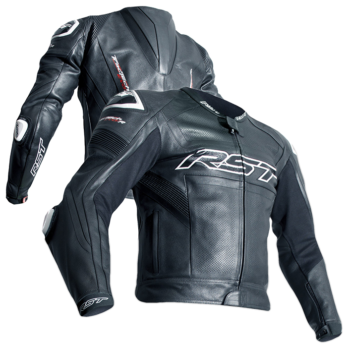 Jacket RST Tractech Leather Black - Image 1