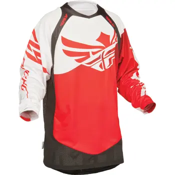 Motocross Jersey Fly 2014 Evolution "Clean" Red/White/Black