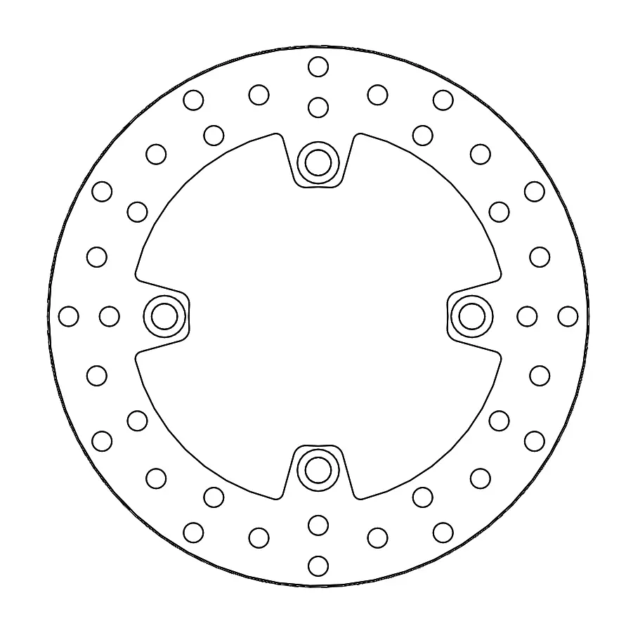 BRAKE DISC REAR MOTO MASTER HONAD TRIUMPH