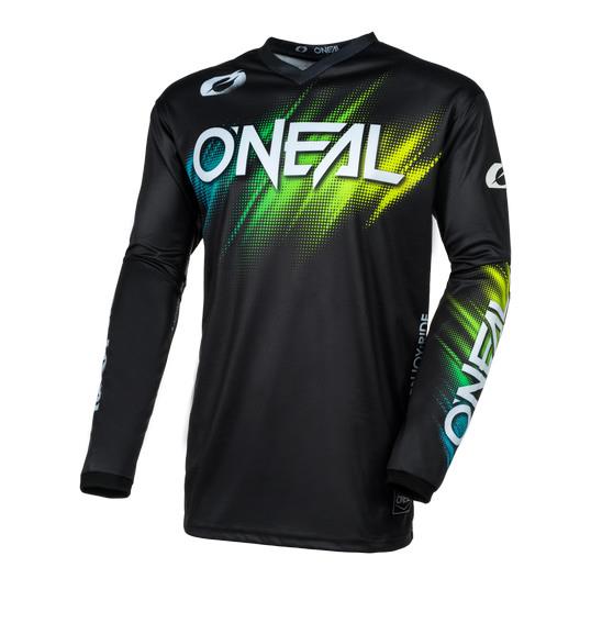 Oneal Element Voltage Motocross Jersey Black/Green - Image 1