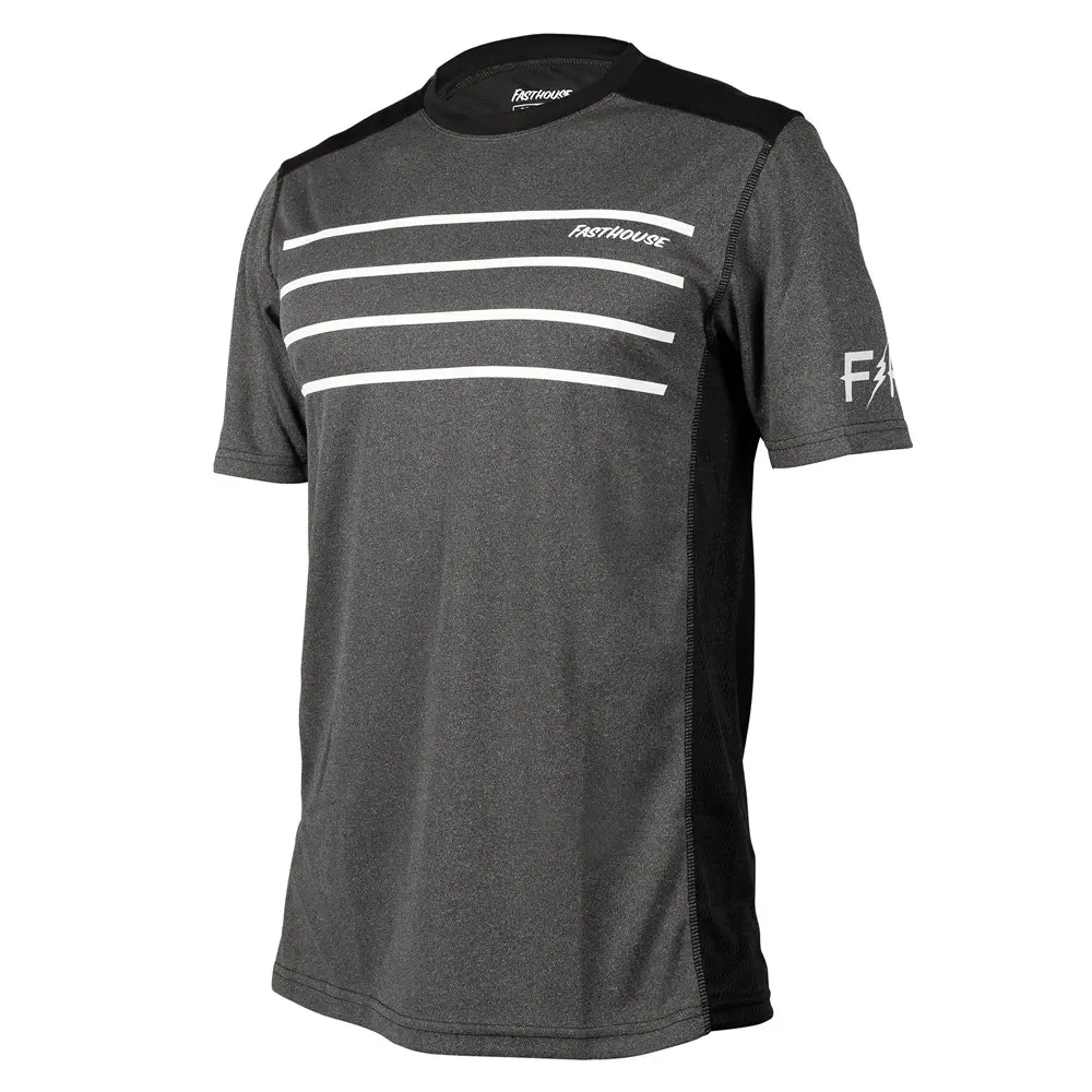 Fasthouse Classic Cartel Short Sleeve Jersey Heather Charcoal