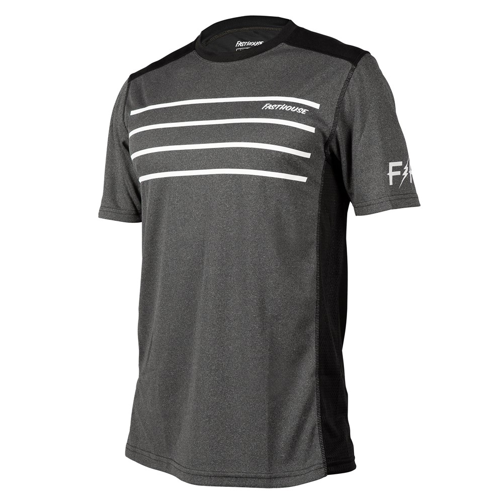 Fasthouse Classic Cartel Short Sleeve Jersey Heather Charcoal - Image 1