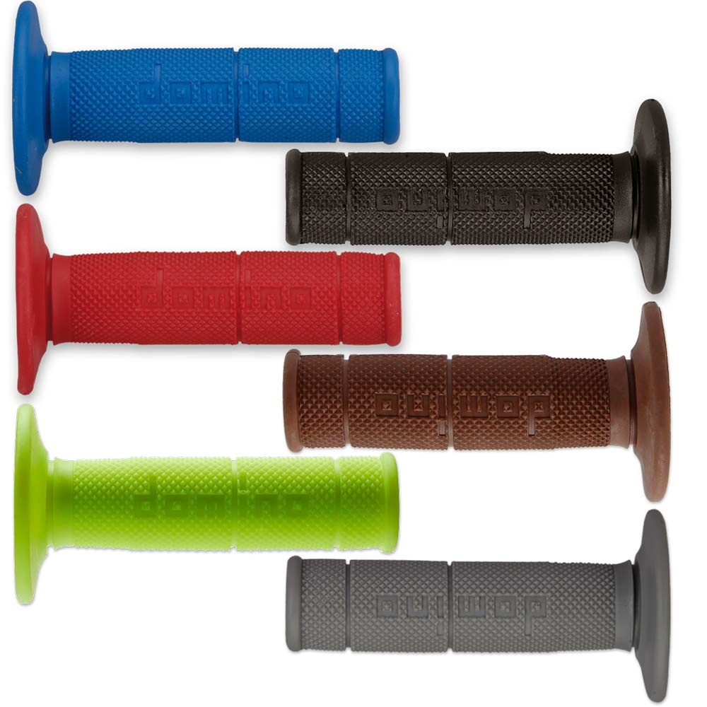 CROSS ENDURO GRIPS SOLID BLUE - HALF WAFFLE - Image 8