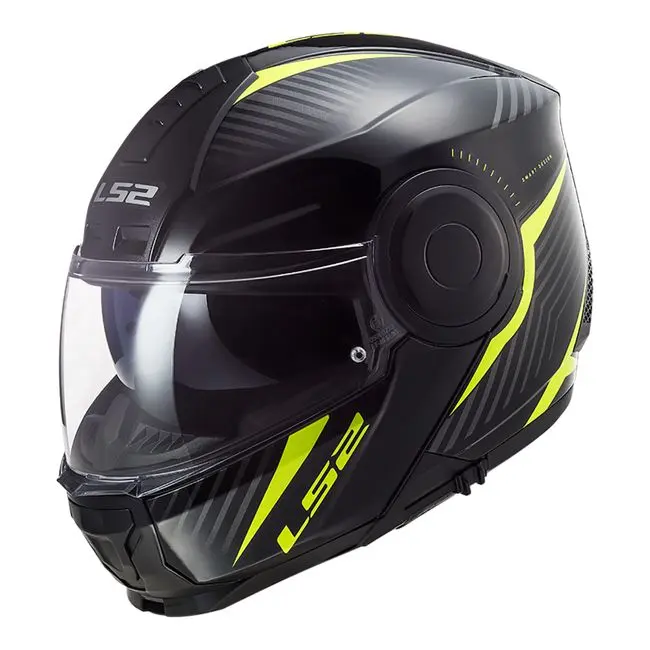 Motocross Helmet LS2 FF902 Scope Skid Black/Hi-Vis Yellow