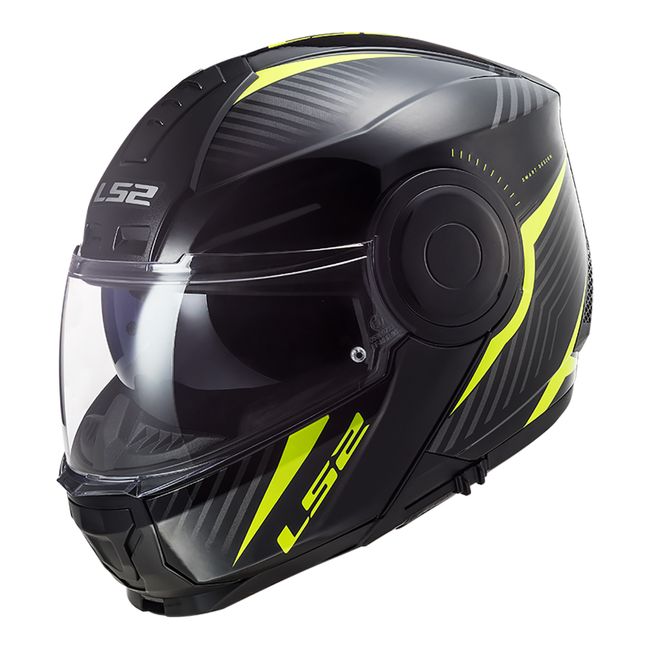 Motocross Helmet LS2 FF902 Scope Skid Black/Hi-Vis Yellow - Image 2