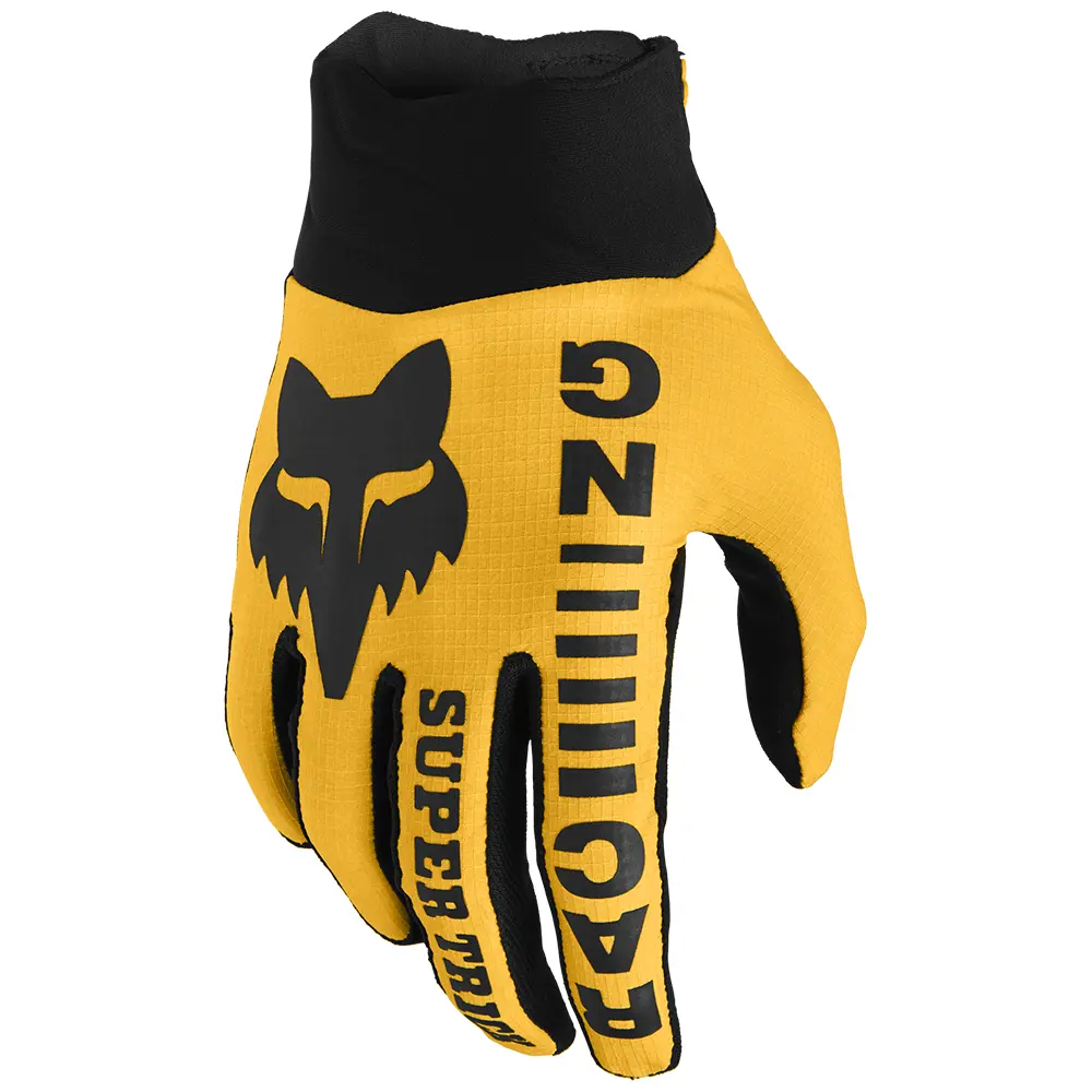 Fox 360 Super Trik Motocross Gloves Black/Yellow