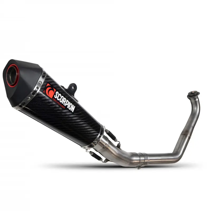 YZF-R125 Serket Taper Full System Carbon Fibre Sleeve 2019-2020