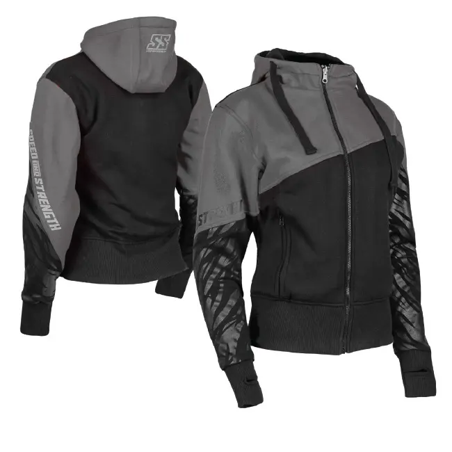Speed and Strength Cat Outta Hell 2.0 Hoody Ladies Grey/Black