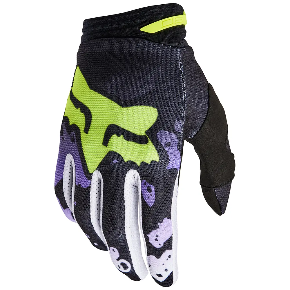 Fox 180 Morphic Motocross Gloves Youth Black/Yellow