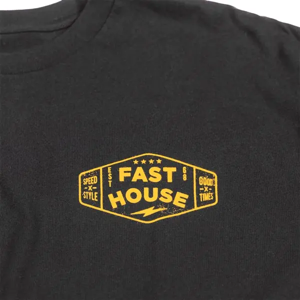 Fasthouse Station Tee Black