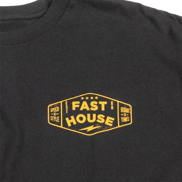 Fasthouse Station Tee Black - Image 3