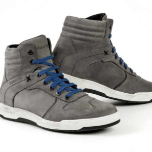 SMOKE SHORT URBAN BOOTS GREY LEATHER 40 - Image 1
