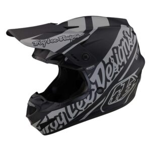 Troy Lee Designs Slice Motocross Helmet Black / Grey - Image 1