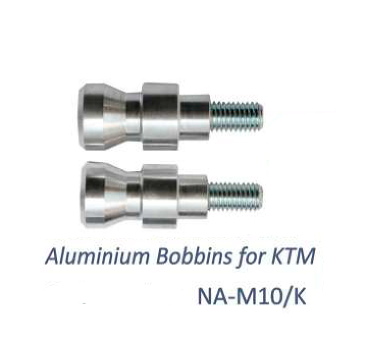 10mm REAR STAND BOBBIN SET KTM SPECIFIC (M10x1.5 THREAD) - Image 1
