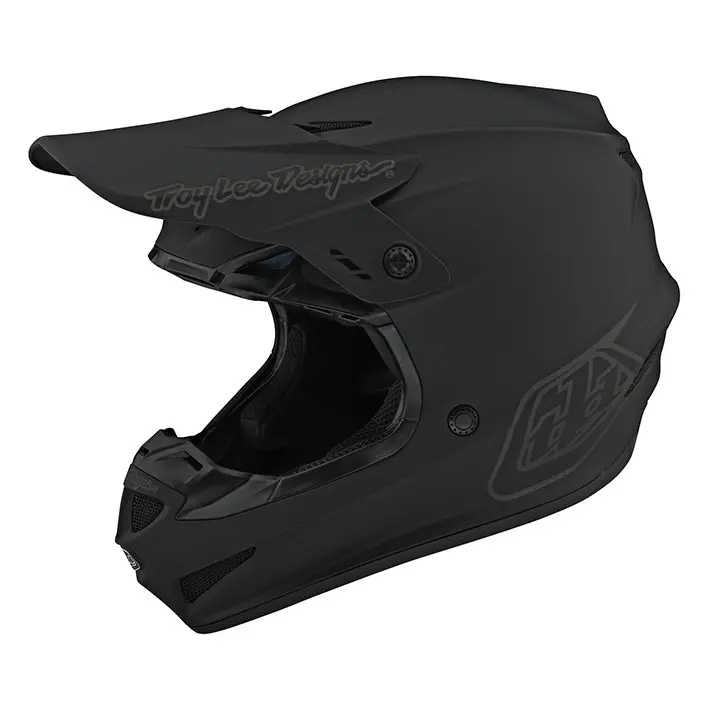 Motocross Helmet Troy Lee GP Mono Black
