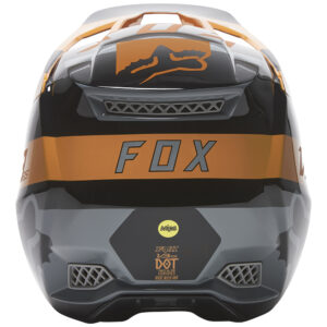 Motocross Helmet Fox V3 RS Riet Black/Gold - Image 4