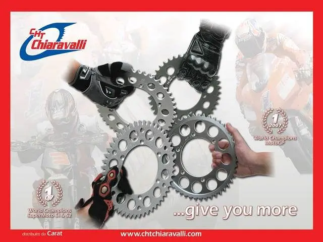 Rear Sprocket 39T Yamaha Chiaravalli