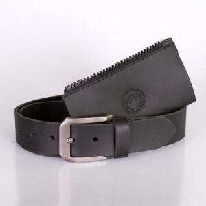 Merlin Belt With Jacket Connection Zip Leather Black Ladies - Image 2