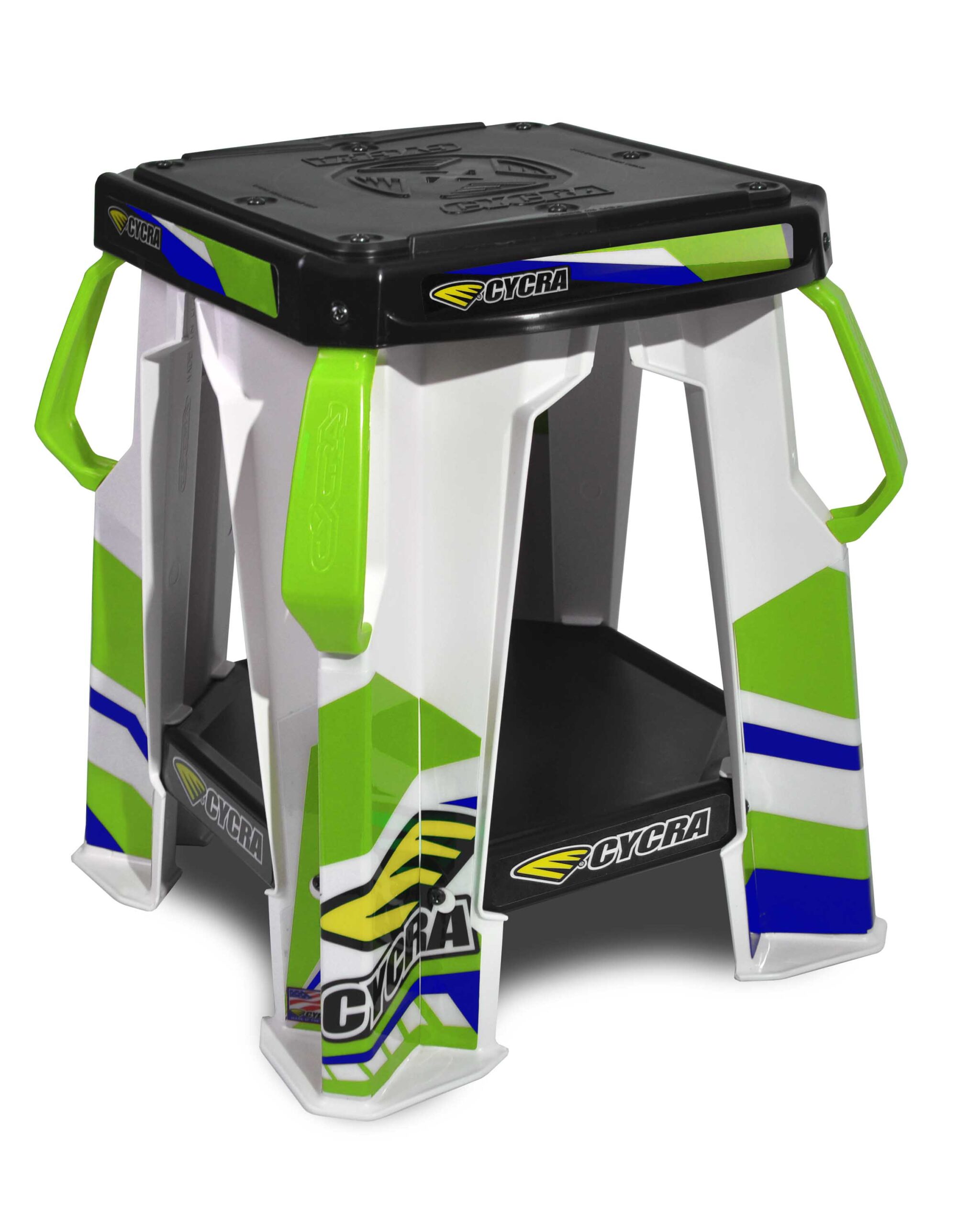 SPECIAL ED MOTO STAND WHT/GRN - Image 1