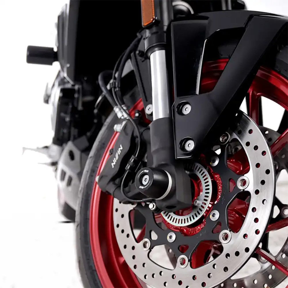 R&G APEX Fork Protectors for Suzuki GSX-8T '25-- GSX-8TT â€˜25-- GSX-8S '23--GSX-8R '24- & V-Strom 800/1 - Image 1