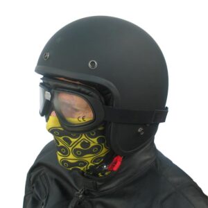 HELMET CLASSIC OPEN FACE MATT BLK 61/XXL - Image 2