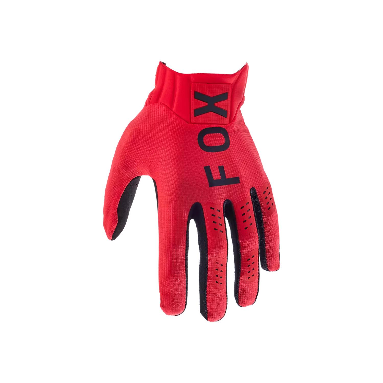 Fox Flexair Motocross Gloves Flo Red - Image 1