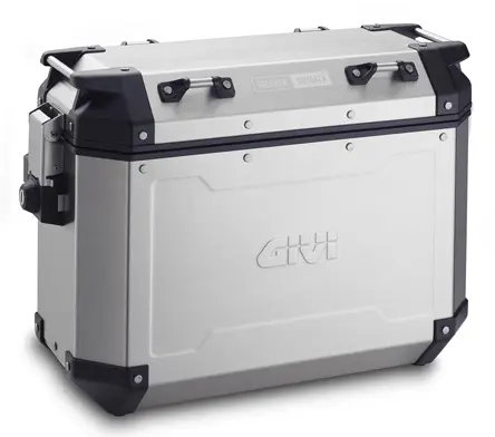 Givi Trekker Outback Cam-Side Pannier Right Side 37LT Alu Silver