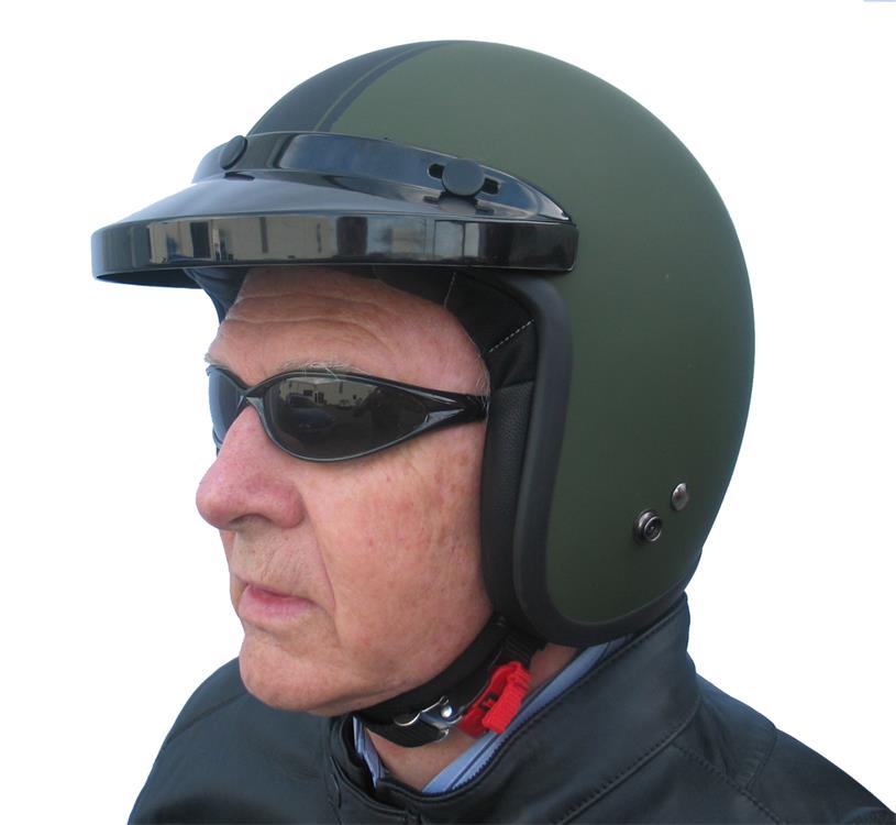 HELMET CLASSIC OPEN FACE MILITARY GREEN 58/M - Image 1