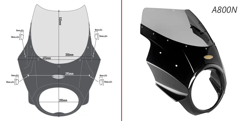 KIT TO FIT 147A BMW R1200 R '11-'14