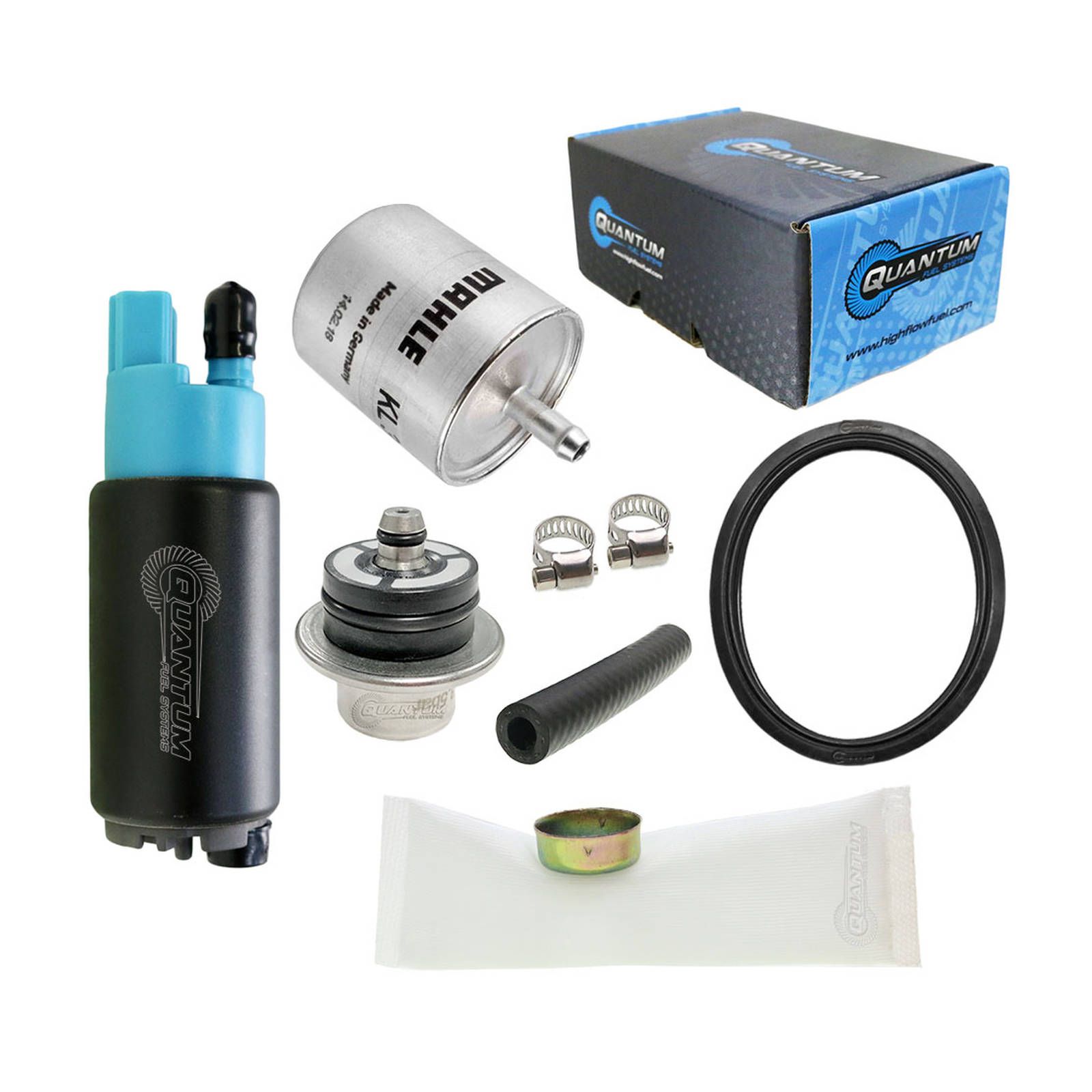 QUANTUM IN-TANK EFI FUEL PUMP W/REGULATOR, TANK SEAL,FILTER - Image 1