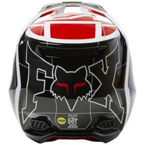 Fox RS Celz ECE Motocross Helmet Red/Black/White - Image 4