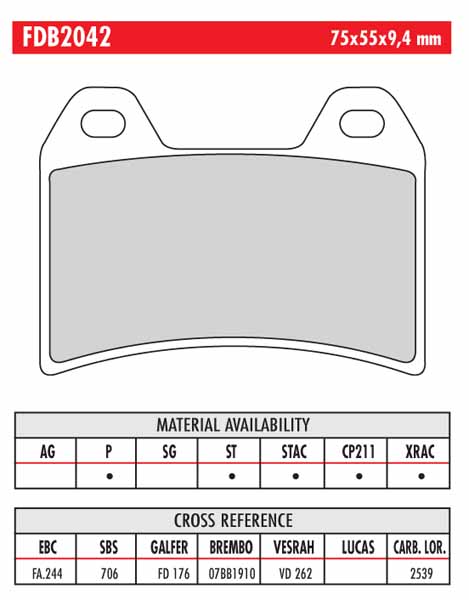 FERODO BRAKE BPADS - Image 85