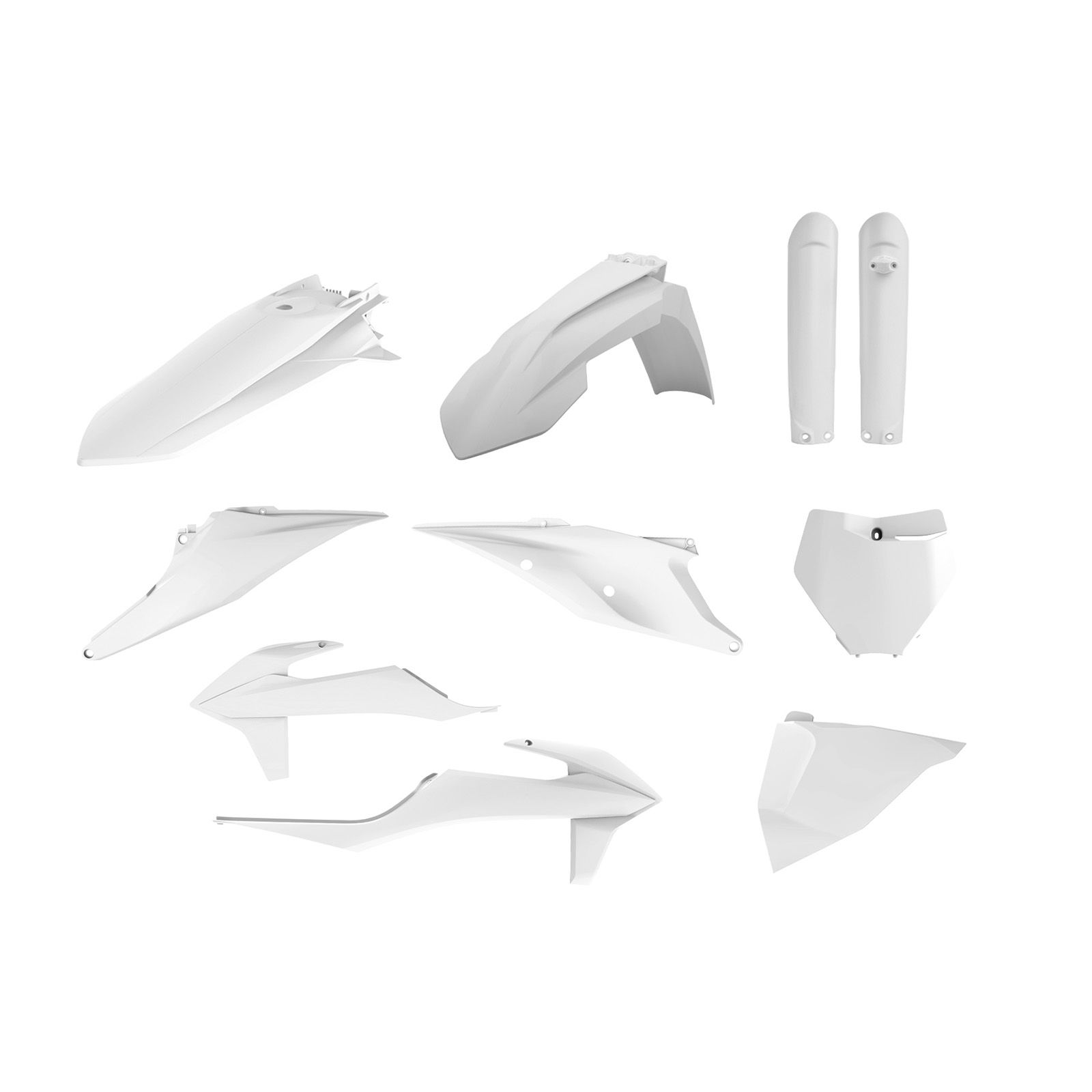 POLISPORT FULL MX KIT KTM SX/SX-F OEM 20 19-21 WHITE BD - Image 1