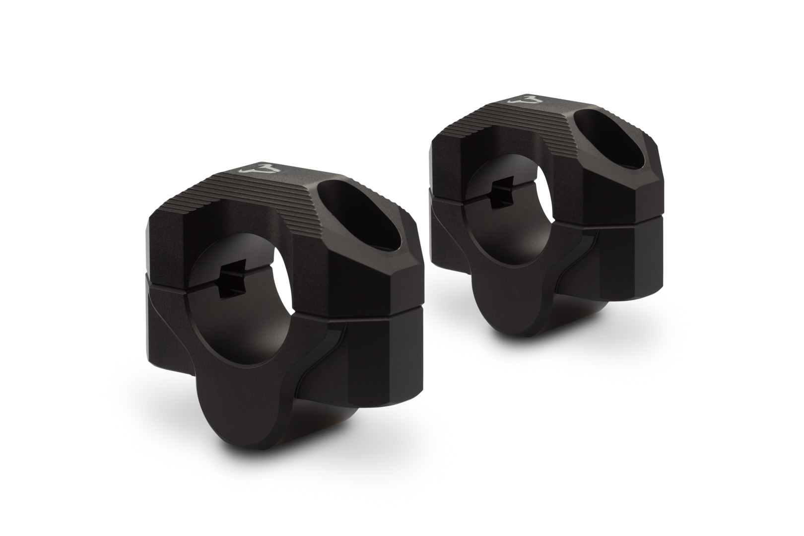 HANDLEBAR RISER SW MOTECH FOR 28MM FATBARS HANDLEBARS RAISES THE BARS BY 20MM BLACK - Image 1