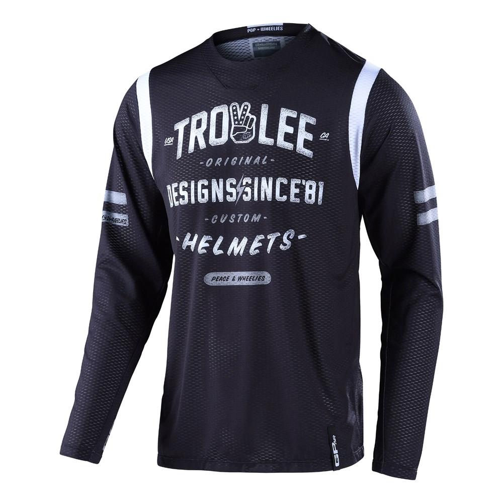 Troy Lee Designs GP Air Roll Out Motocross Jersey Black - Image 1