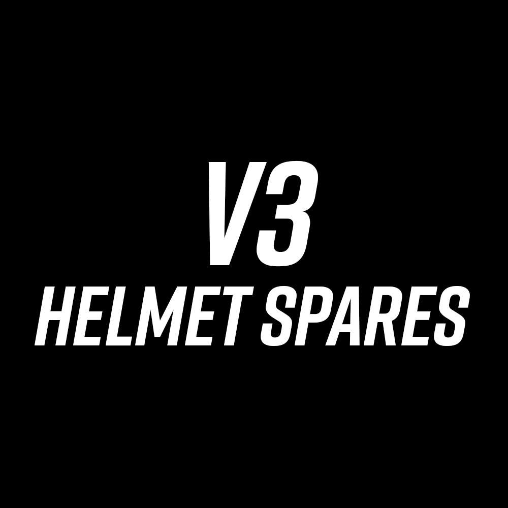 FOX V3 RS HELMET VISOR RIGZ [BLACK] S/M - Image 1
